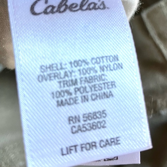 Cabelas Colorblock Hunting Pants Reflective Strips Canvas EUC Women’s Sz 6 - Picture 7 of 7